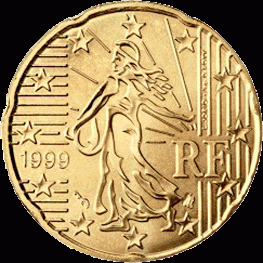 20 Cent UNC Frankrijk